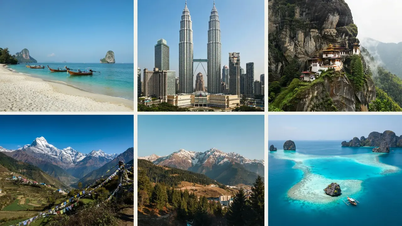Asia, mai aproape ca niciodată: șase țări elimină vizele pentru turiștii indieni din noiembrie 2026